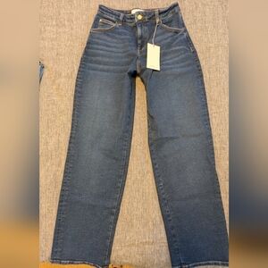 Ambela Denim Blue Straight Leg Size 10 (UK 14) TALL Jeans